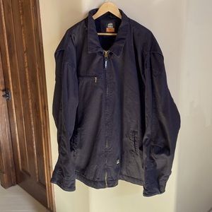 Like New! Berne Black Heavy-Duty Work Jacket / Coat 4XLT XXXXLT